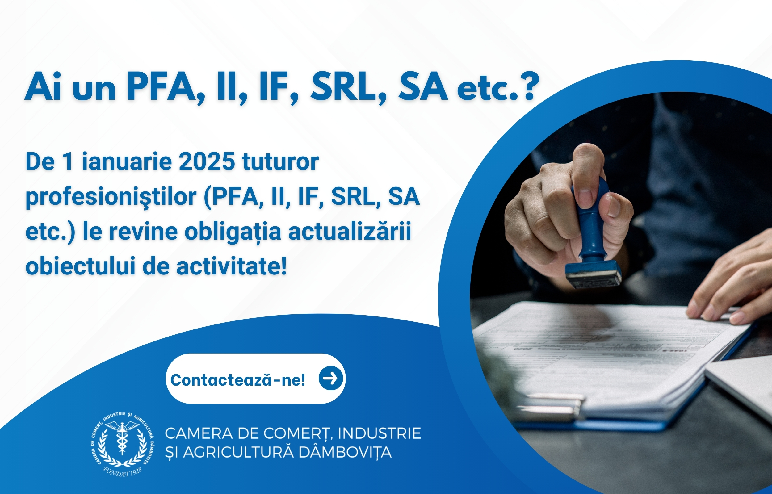 You are currently viewing Obligația actualizătii obiectului de activitate în conformitate cu CAEN Rev. 3